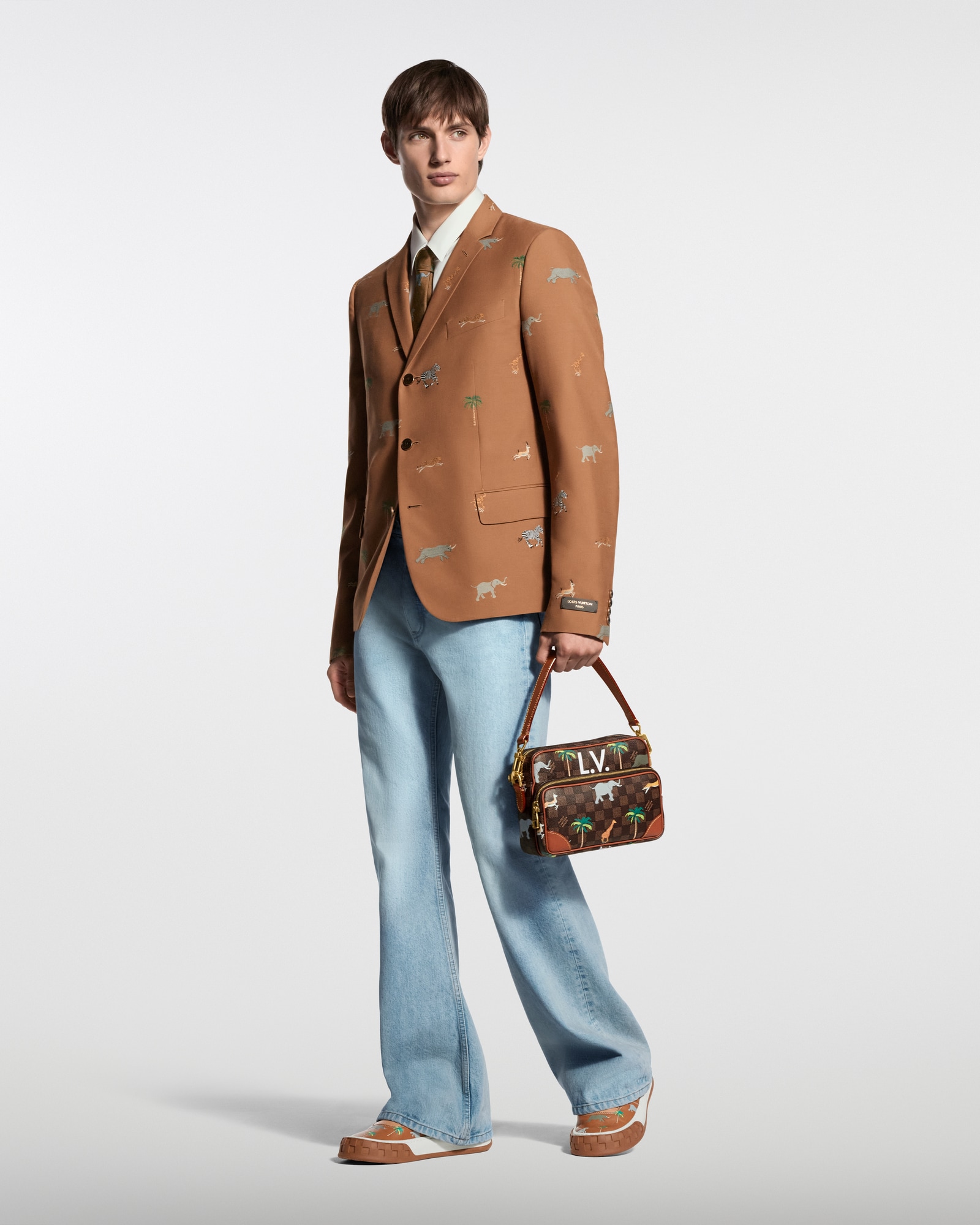 LV x The Darjeeling Limited LV Tilted Sneaker - For Men | LOUIS